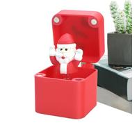 Christmas Box - ABS Novelty Cash Holder Design, Funny Santa Claus Decor, Creative Gift Boxes, Prank Toy Surprise Christmaas Decoration | Giifts Boxe For Holiday Birthday Party Favors Kids Adults