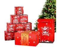 Christmas Box for Pulling Money, Pop Design, Funny Banknote Dispenser, Foldable Money Saving Box for Holidays, for Children, Adults, Friends and Family, Party, Festival and Carnival