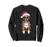 Christmas Boxer Dog Lover Funny Santa Xmas Pet Dogs Sweatshirt