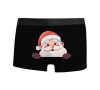 Christmas Boxers Men, Mens Novelty Boxer Shorts, 3d Novelty Xmas Underpants Breathable Comfortable Boxers Reindeer Santa Claus Printed Underwear Holiday Santa Claus Boxer