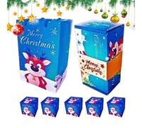 Christmas Boxes - 7.28x3.94 Inch Wrapped Bouncing Candy for Festive Celebration, Reusable Lightweight Design with Decorative Style, Party Supplies for Home Wedding Jewelry Bakers Birthday Valentines