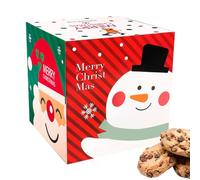 Christmas Boxes, Christmas Candy Packaging Boxes | Small Santa Box with Christmas Elk Snowman | Foldable Cookie Boxes with Christmas Theme