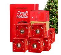Christmas Boxes | Commemorative Bouncy Cash Case - Foldable Photo Box for Souvenirs, Adults, Kids, Christmas, Holidays, Birthdays, School Parties,