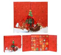 Christmas Boxes Empty Advent Calendar, 24 Days Reusable Christmas Countdown Box for Fill Your Own Gi-fts Calendar Boxes, C-hristmas C-alendar Advent, DIY Friendly Gifts for Kid Adult
