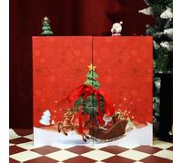 Christmas Boxes Empty Advent Calendar to Fill Yourself 24 Days Countdown Christmas Calendar Packaging Empty Boxes Fillable Countdown Advent Calendars Surprise Gift Box DIY Gifts Wrap