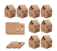 Christmas Boxes for 30 Pieces House Shape Goodies Containers