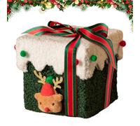 Christmas Boxes,Hardened Empty Container | Holiday Treat Boxes | for Chocolate Snack Gingerbread Card Home Decor Party