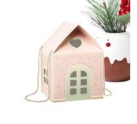 Christmas Boxes | House-Shaped Paper Chocolate Box - Party Favour Boxes for the Holidays - For Chocolate Holiday Party Stocking Fillers Family Reunion Department