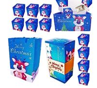 Christmas Boxes, Packed Candy Container for Christmas Party - Party Supplies for Home Celebrations, Weddings, Jewellery, Baking, Birthday, Family