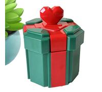 Christmas Boxes | Reusable Case with Heart,Christmas Holiday Candy Holder Box - for Candy Treats Cookie Rings Earrings Jewelry Lipsticks Birthday Wedding Holiday Men Women