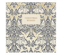 Christmas Brer Rabbit William Morris Single Embossed Christmas Card with Envelope 159 x 159 mm