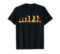 Christmas Bricks Evolution Master Builder Building Blocks T-Shirt