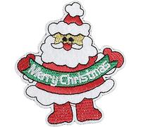 Christmas Brooch Non Woven Cartoon Clothing Decoration Lovely Cute Santa C1373-5cm Durability