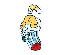 Christmas Brooch Xmas Snowman Lapel Pin for Xmas Holiday Celebration Aka Brooch Pin (Yellow, One Size)