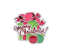 Christmas Brooches Brooch Pins Christmas Lapel Pins Christmas Tree Bells Snowman Brooches for Women Xmas Decor Holiday Multifunction Pearl Pin (C, One Size)