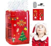 Christmas Bubble Machine Toys, Reusable Outdoor Bubble Maker with Lights For Adults, Children, Kids | Firework Bubble Maker | Firework Outdoor |