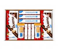 Christmas Bueno Chocolate Gift Box Hamper - Letterbox Friendly, Festive Treats for Kids & Adults, Chocolate Gift Box for Him or Her, Ideal Secret Santa or Stocking Filler