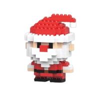 Christmas Building Block Set for Kids & Adults - Santa Claus, Snowman, Reindeer & Elf Mini Kits, Fun Holiday Decor & Gift Idea, Creative Christmas Toys for Imaginative Play, DIY Decoration (Pack of 3)