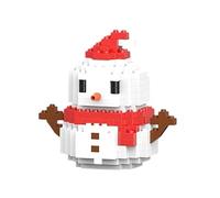 Christmas Building Block Toy Santa Claus Design Building Blocks Set Santa Claus Snowman Christmas Tree Elk Mini Buildings Figure Creative Learning Resources and STEM Play Xmas Decor Party Favors