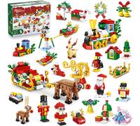 Christmas Building Toy 24 Pack - 50 Models, 609 PCS, Festive Fun for Ages 6-12, Great Xmas Gift