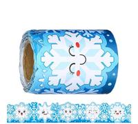 Christmas Bulletin Board Border - 10M Cute Winter Border Poster Decoration for Classrooms, Schools, Bedrooms | For Chalkboards, Whiteboards, Windows, Party