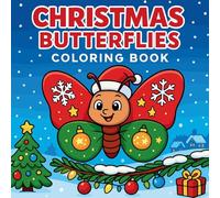 Christmas Butterflies - Coloring Book