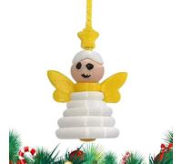 Christmas Button Ornament Making Set, DIY Button Ornament Kit | Christmas Snowman/Santa/Angel Craft Buttons Kit, Hanging Party Home Decorations Gift