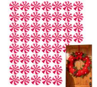 Christmas Buttons for Crafts,50-Piece Holiday Craft Supplies - Assorted Decorative Candy Sewing Buttons - for Beginners Adults Handicraft Lovers Sweater Scarf Fabric