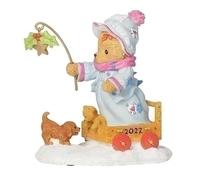 Christmas by Roman Inc., Cherished Teddies Collection, 11.4 cm H Gabrielle Jahresfigur, Ornament, Weihnachtsbaum, Urlaubsdekoration, Weihnachtsmann, Kardinal, Nussknacker, Schneemann, Rentier (4x2x4)