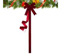 Christmas Cabinet Bows Christmas Seasonal Front Door Decoration