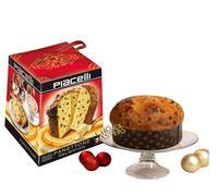 Christmas Cake Gift Panettone | Italian Classic Piacelli Panettone | Made With Butter | Traditional Recipe Christmas Cake | Suitable For Vegetarians | 500 g