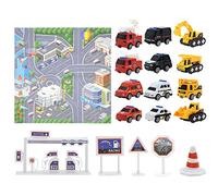 Christmas Calendar 2022 Christmas Advent Calendar For Kids Boys 24 Days Countdown With Pull Back Cars Vehicles Airplane And Cars For Kids Party Favors Classroom Prizes Xmas (Red, One Size)