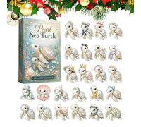 Christmas Calendar 2D Acrylic Cute Sea Turtle Car Pendant