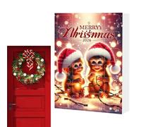 Christmas Calendar 2D Acrylic Monkey Car Toy Figurine Decoration