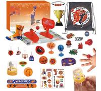 Christmas Calendar Advent 2025-24 Days Party Favor,Basketball Christmas Countdown Accessories - for Kids Teens Girls Boys Fun Activity