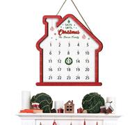 Christmas Calendar Advent,2025 Advent Sign Home Decor - 25 Days Wood Christmas Calendar Wall Decor,for Door Bedroom Living Room Office Classroom Dorm Hotel Restaurant Shop