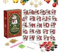 Christmas Calendar Advent 2026 26 Days Snowman DIY Craft Supplies