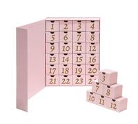 Christmas Calendar Advent 24 Days Refillable Empty DIY Reusable