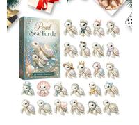 Christmas Calendar Advent 2D Acrylic Cute Sea Turtle Car Pendant