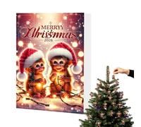 Christmas Calendar Advent - 2D Acrylic Monkey Ornament Decoration