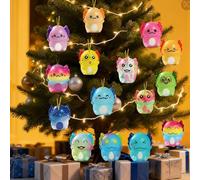 Christmas Calendar Advent - 2d Acrylic Ornament, 24 Days Cute Salamander Pendant | Winter Festive Home Decoration For Tree Kids Family Fun Activity Children Development Teens Girls And Boys
