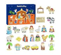 Christmas Calendar Advent Christmas DIY Keychains Crafts Countdown