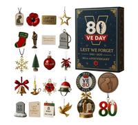 Christmas Calendar 'Advent - Ornaments for Acrylic Material 2D 24 Days Holiday Decoration | Tree Decoration Holiday Wall Decorations Party Season Wall Decorations