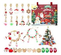 Christmas Calendar - Bracelet Countdown Kit 2025, 24 Day Crafts, Fun Holiday Activity for The, Girlfriend Gift, Craft Lovers, Home Party, Fest