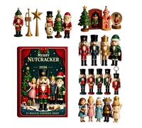 Christmas Calendar Countdown 2026 24 Days Nutcracker 2D Acrylic