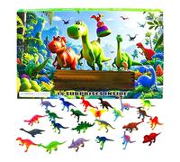 Christmas Calendar - Dinosaur Countdown Calendar Christmas - Themed Holiday Party Favor for Learning Development Fun Activity Family Enjoyment Girls Boys Teens