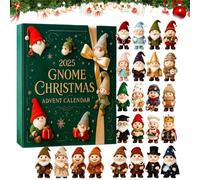Christmas Calendar - Family Holiday Tradition, Hanging Decoration, Cute 2d Flat Acrylic Gnome Ornament, Tracks December Days, Seasonal Gifting, 2025 Pre Christmas Surprise