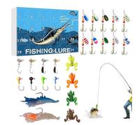 Christmas Calendar Fishing - Bass Angela 2025 | Gift for Dads Teenagers Men