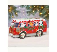 Christmas Camper Van Shortbread Biscuit Tin 320g - Traditional Scottish Butter Shortbread - Festive Gift, Collectible Tin, Perfect for Sharing