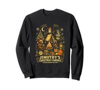 Christmas Camping Gather Round The Fire Bear Fox Sweatshirt